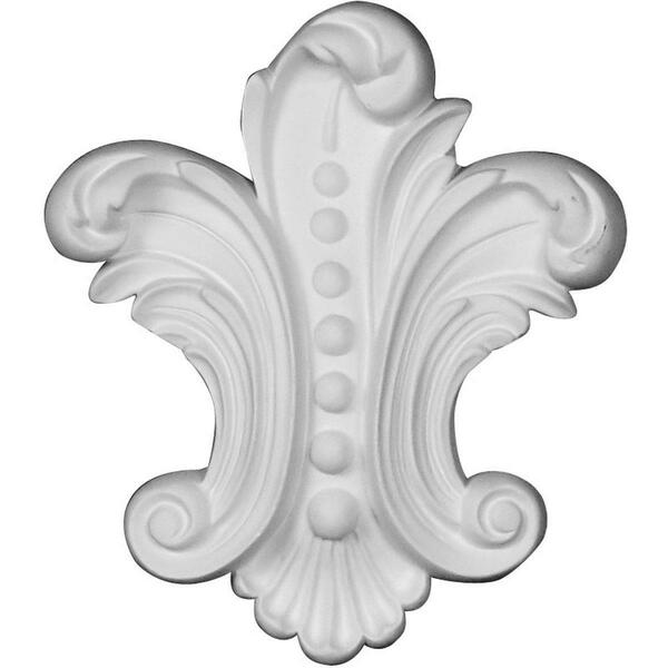 4.63 x 5.38 x 1 in. Beaded Onlay